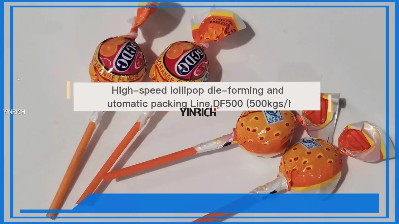 DF500 High-Speed 500kg/h Turnkey Lollipop Die-Forming & Packing Line 1