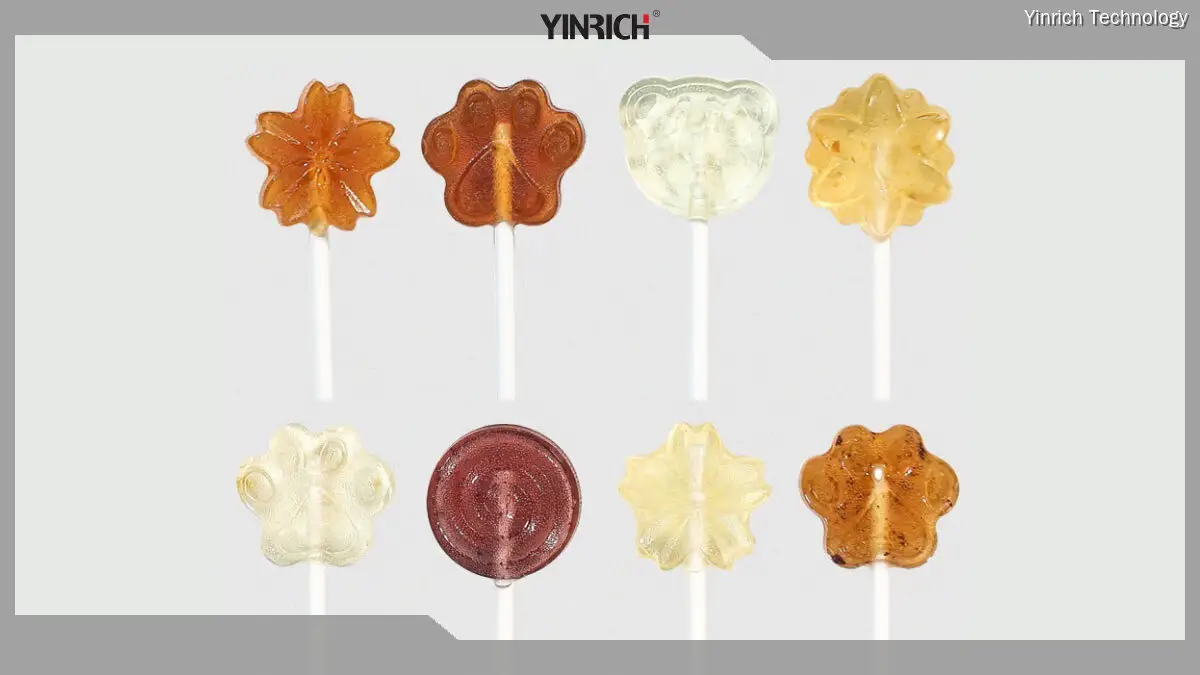 यिनरिच TE600 स्वचालित फ्लैट लॉलीपॉप डाई बनाने और लपेटने की मशीन 1