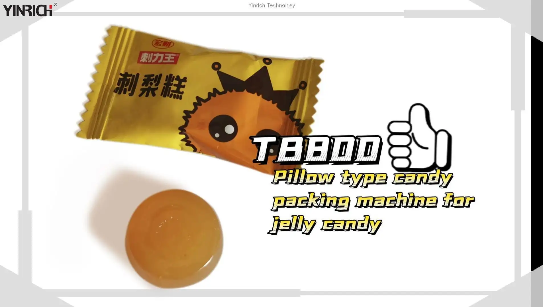 TB800 專業軟糖枕形包裝機 – 600 個/分鐘 1