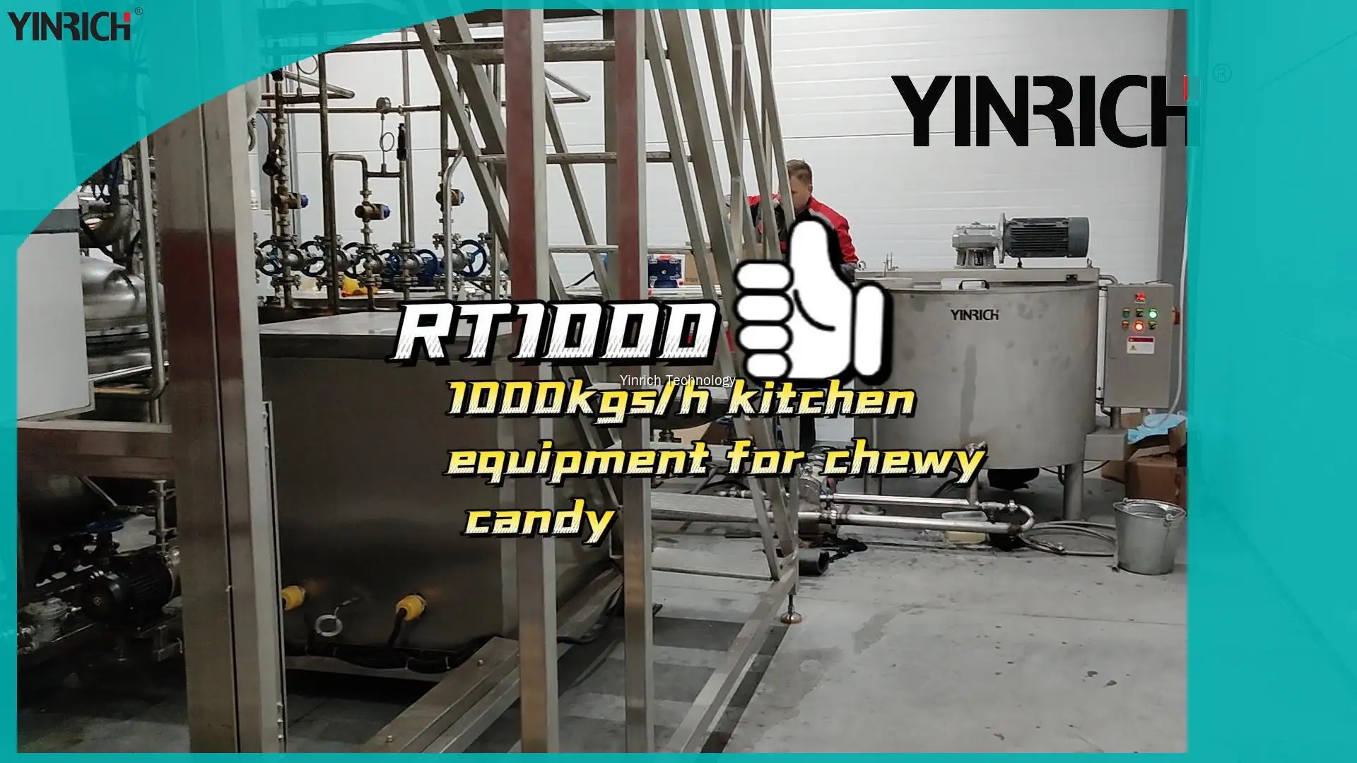 全自動軟糖和太妃糖製作機 – 高產能，節能 1