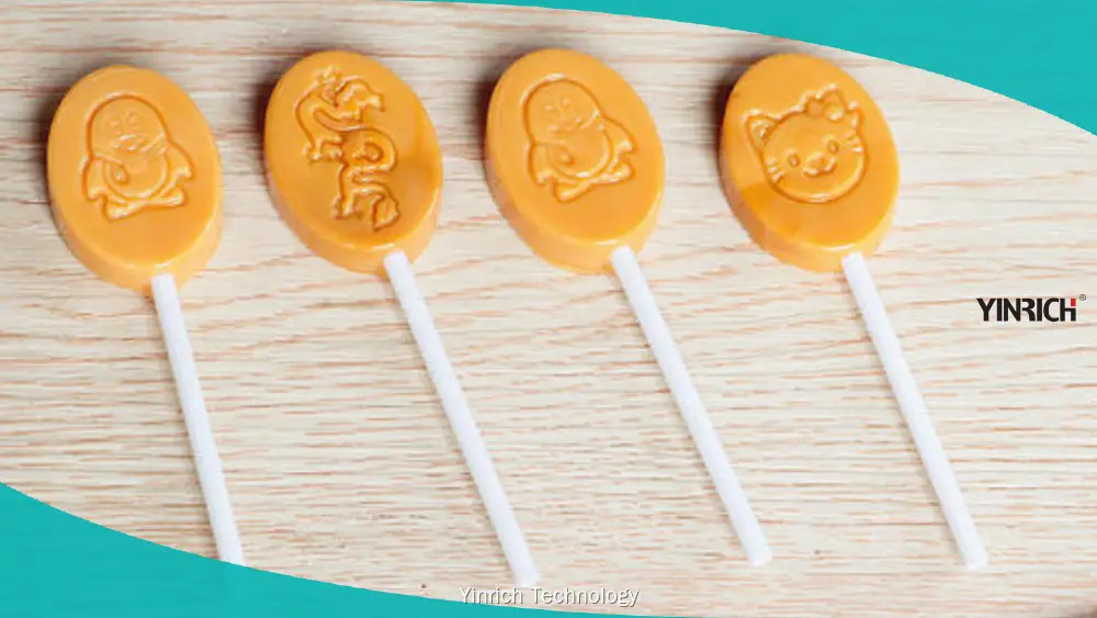 YINRICH TE600 硬糖與棒棒糖包裝機 – 產能 350 顆/分鐘 1