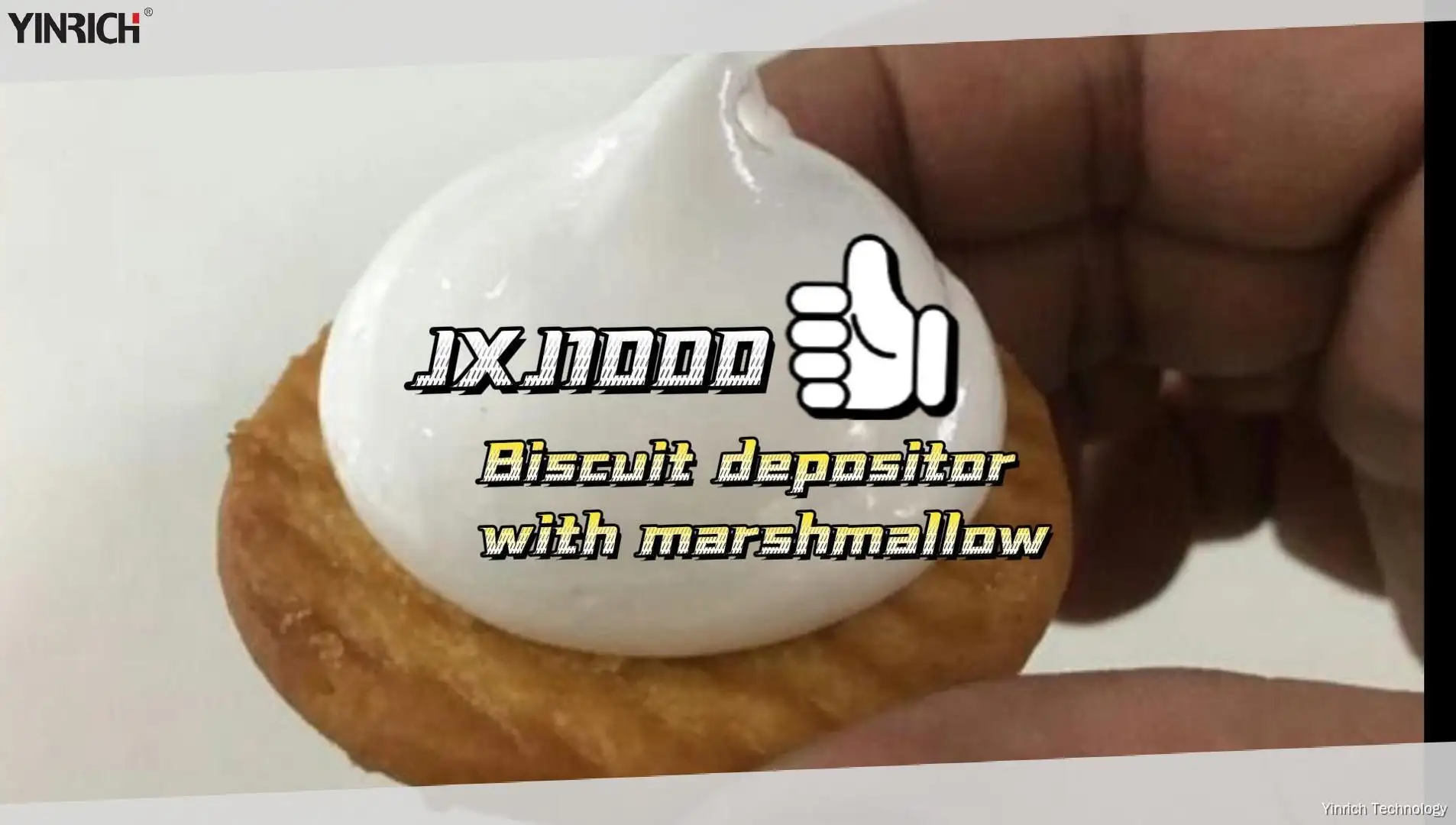 Mesin Sandwiching Biskuit Kacepetan Luhur pikeun Eusian Marshmallow anu Pas 1