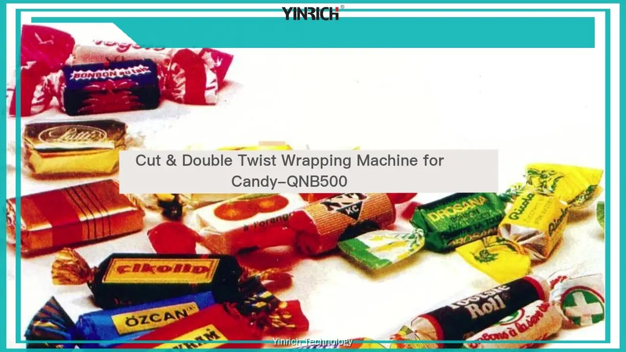 QNB500 Automatic Cut & Double-Twist Candy Wrapping Machine, Adjustable Size 1