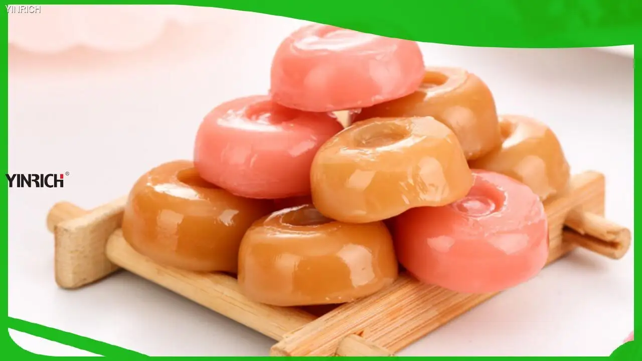 用於製作奶油糖果的硬糖灌註生產線 – 不鏽鋼材質，高產量 1