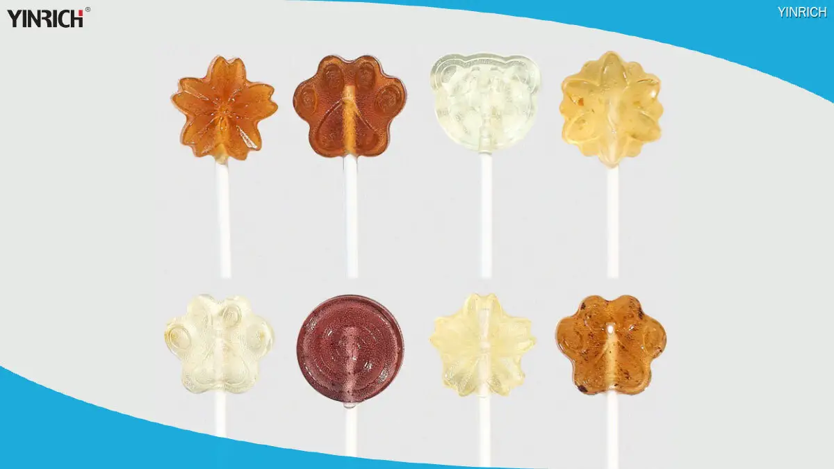 Yinrich TE600 Automatic Flat Lollipop Die Forming & Wrapping Machine1 1