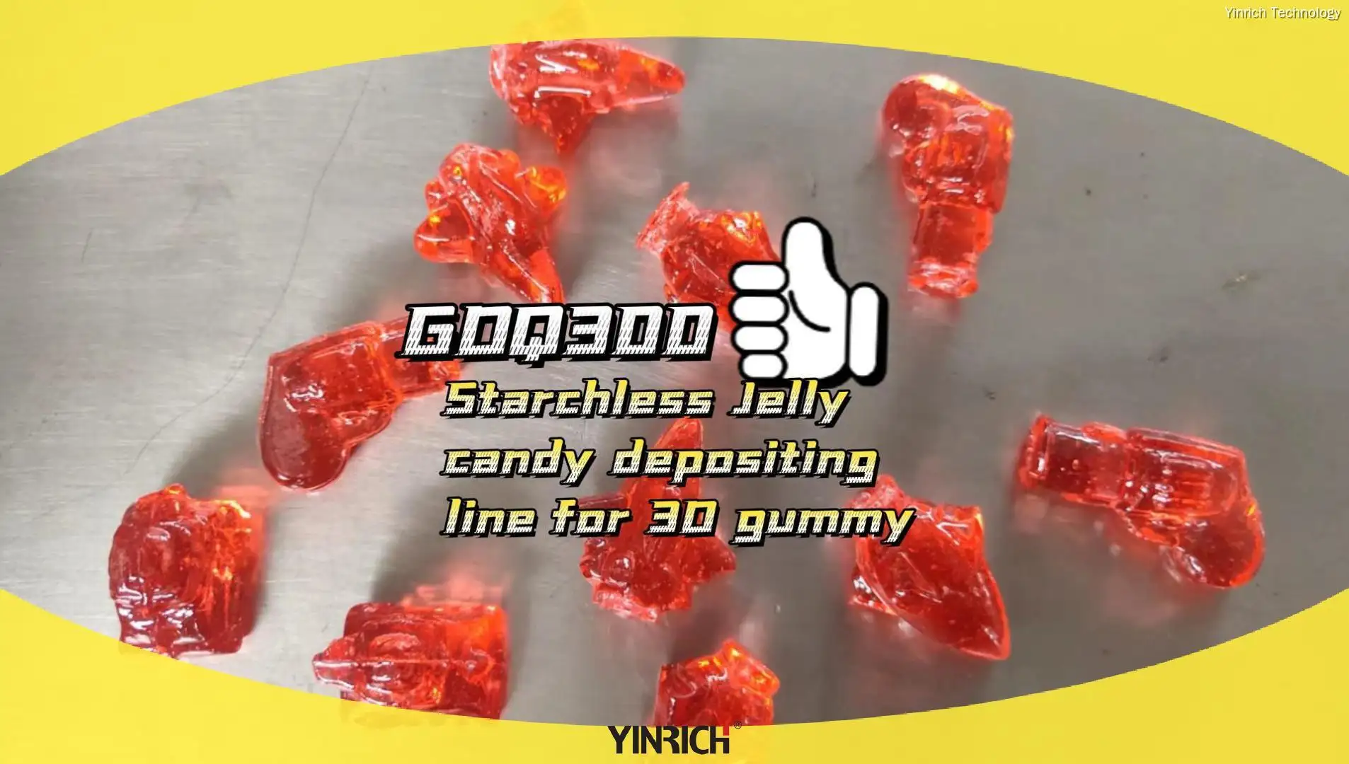 Yinrich GDQ300 果凍灌注機，適用於高品質明膠和果膠軟糖 1