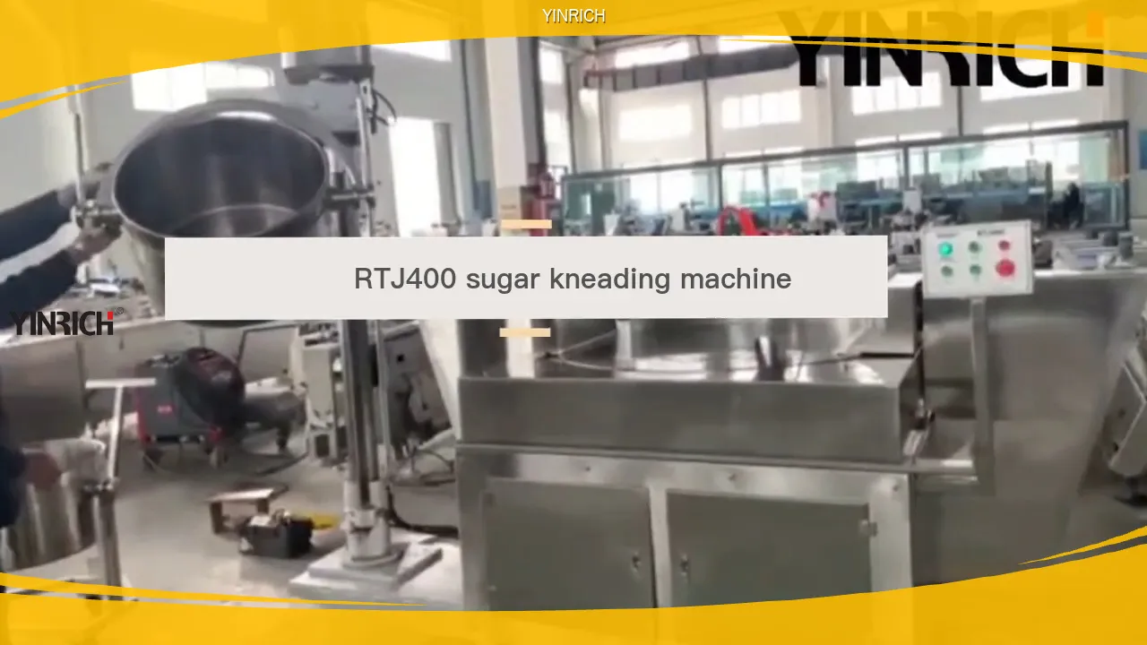 Automatic Sugar Kneading Machine for Hard Candy with Adjustable Speed & Cooling 1