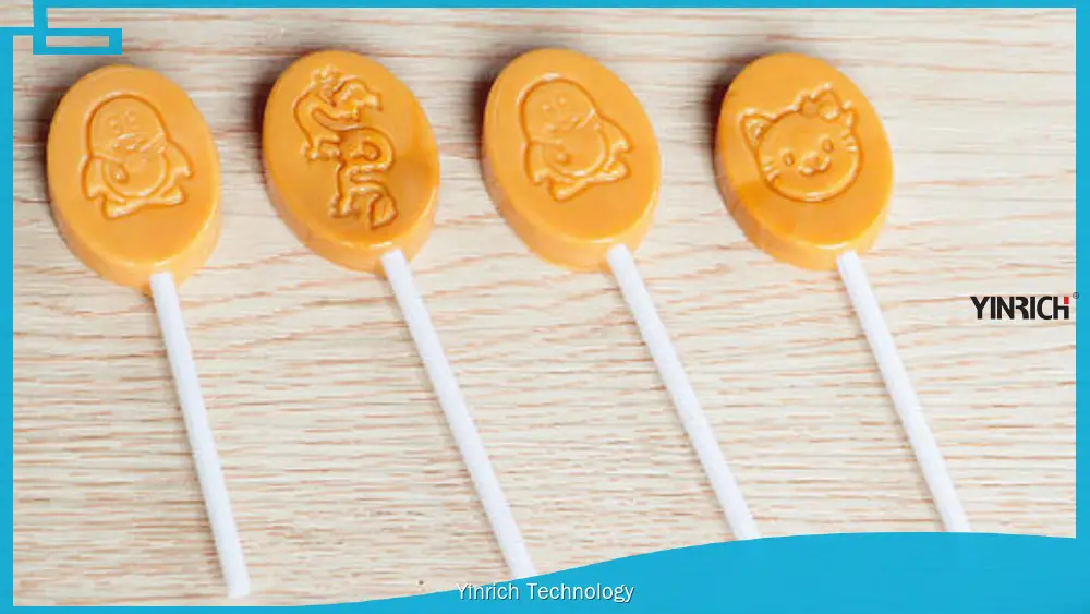 YINRICH TE600棒棒糖成型機 – 高產量，每分鐘300-350個 1