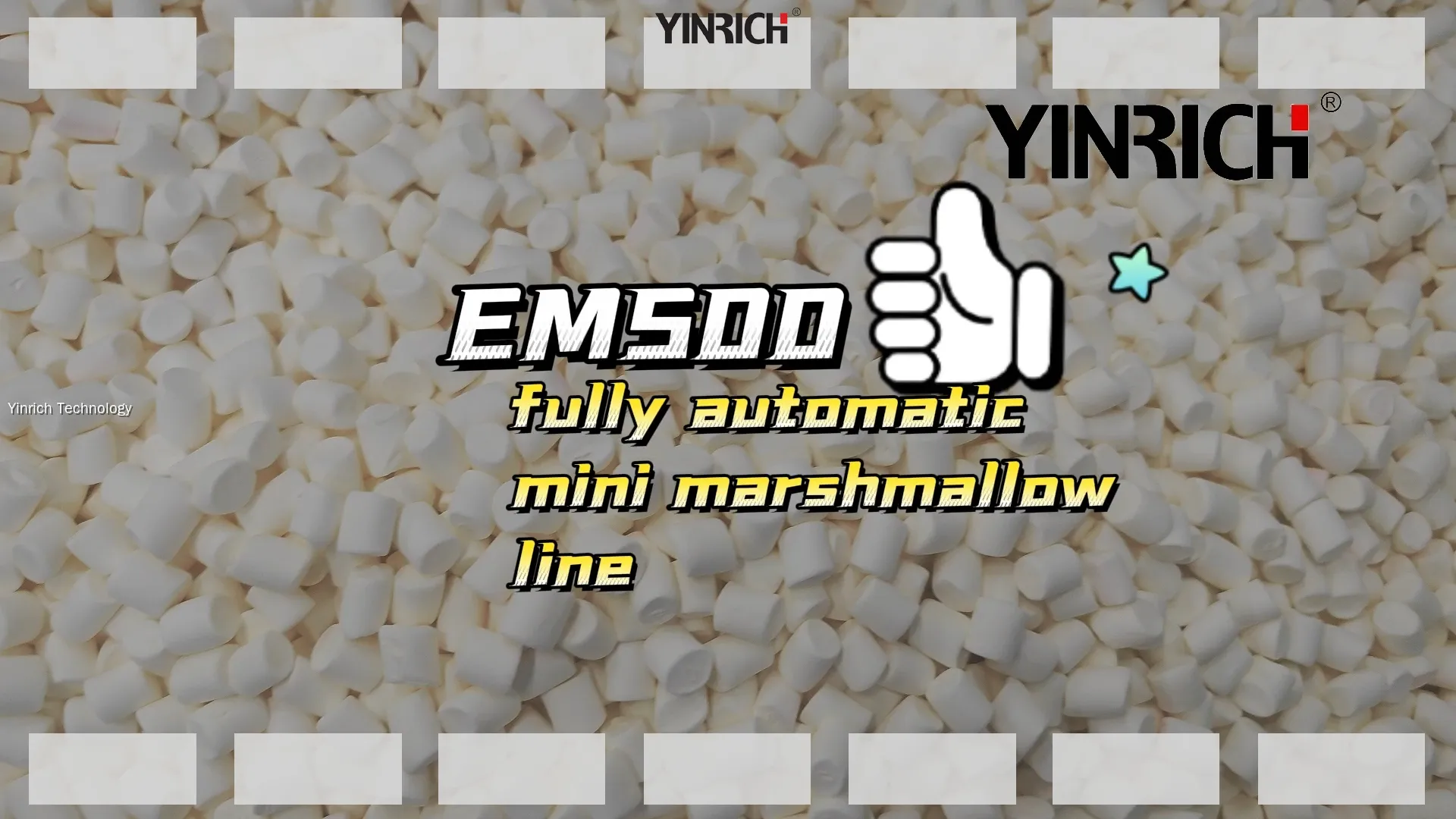 EM500 高產能自動化迷你棉花糖生產線 – 500公斤/小時 1