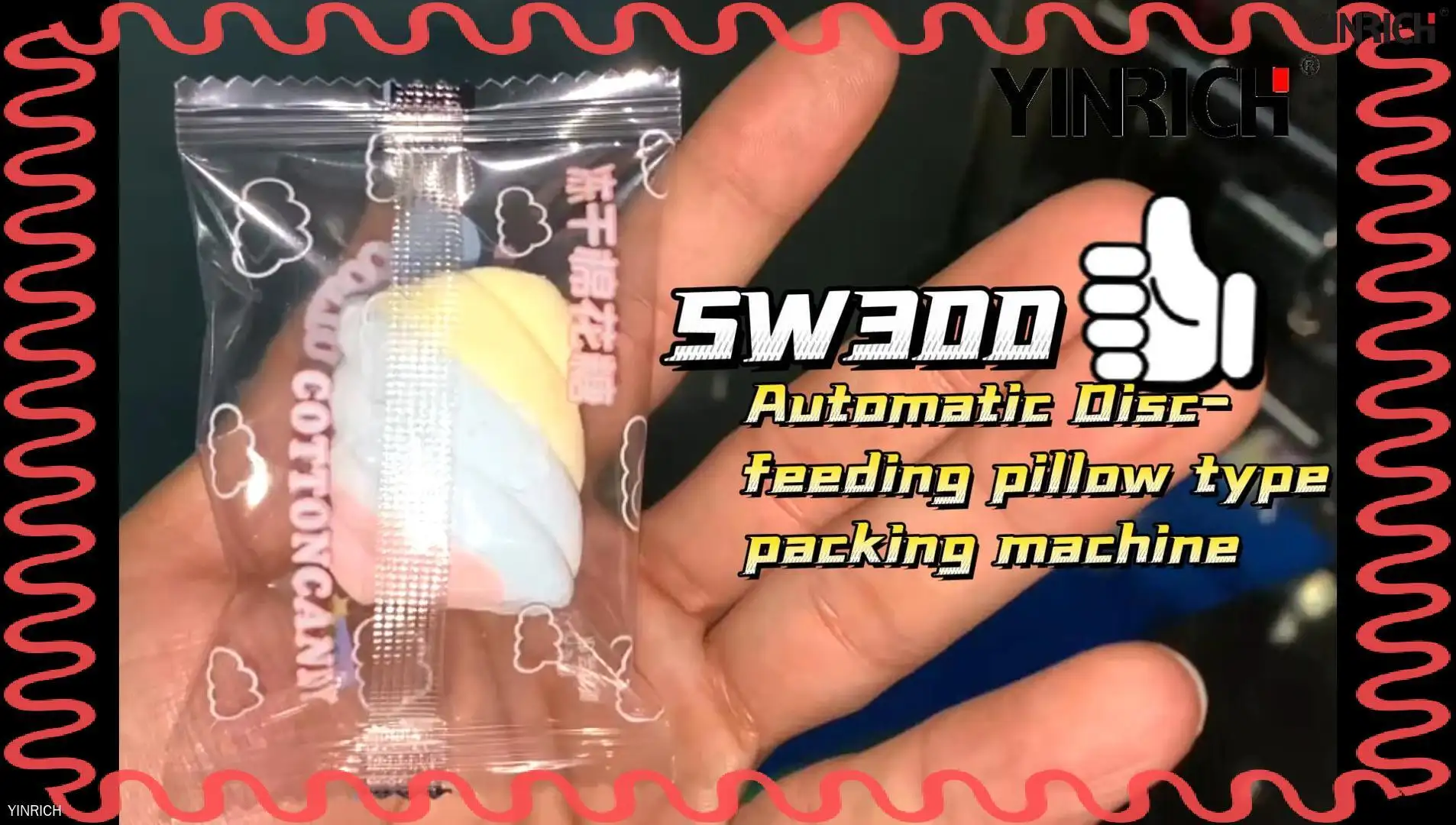 Pillow Type Automatic Packing Machine for Cotton Candy 1