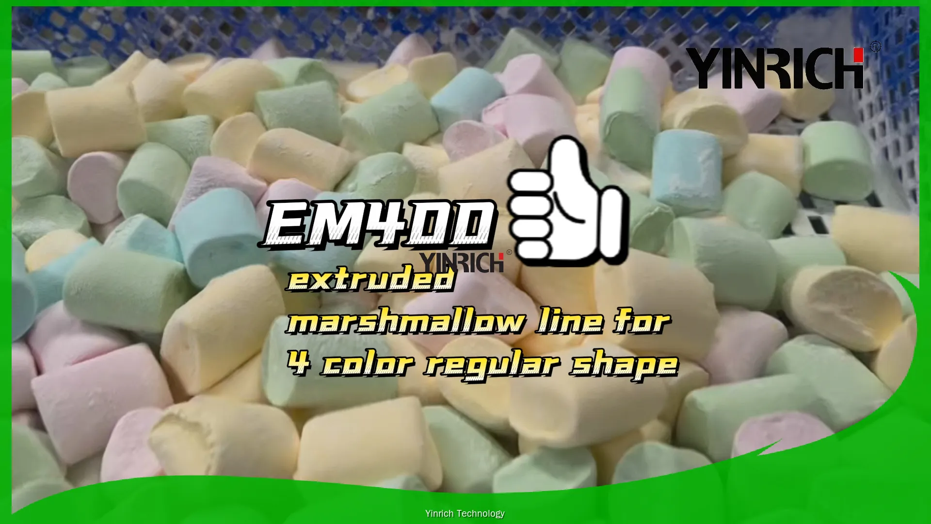 YINRICH EM400 棉花糖擠出機：多功能四色生產線 1