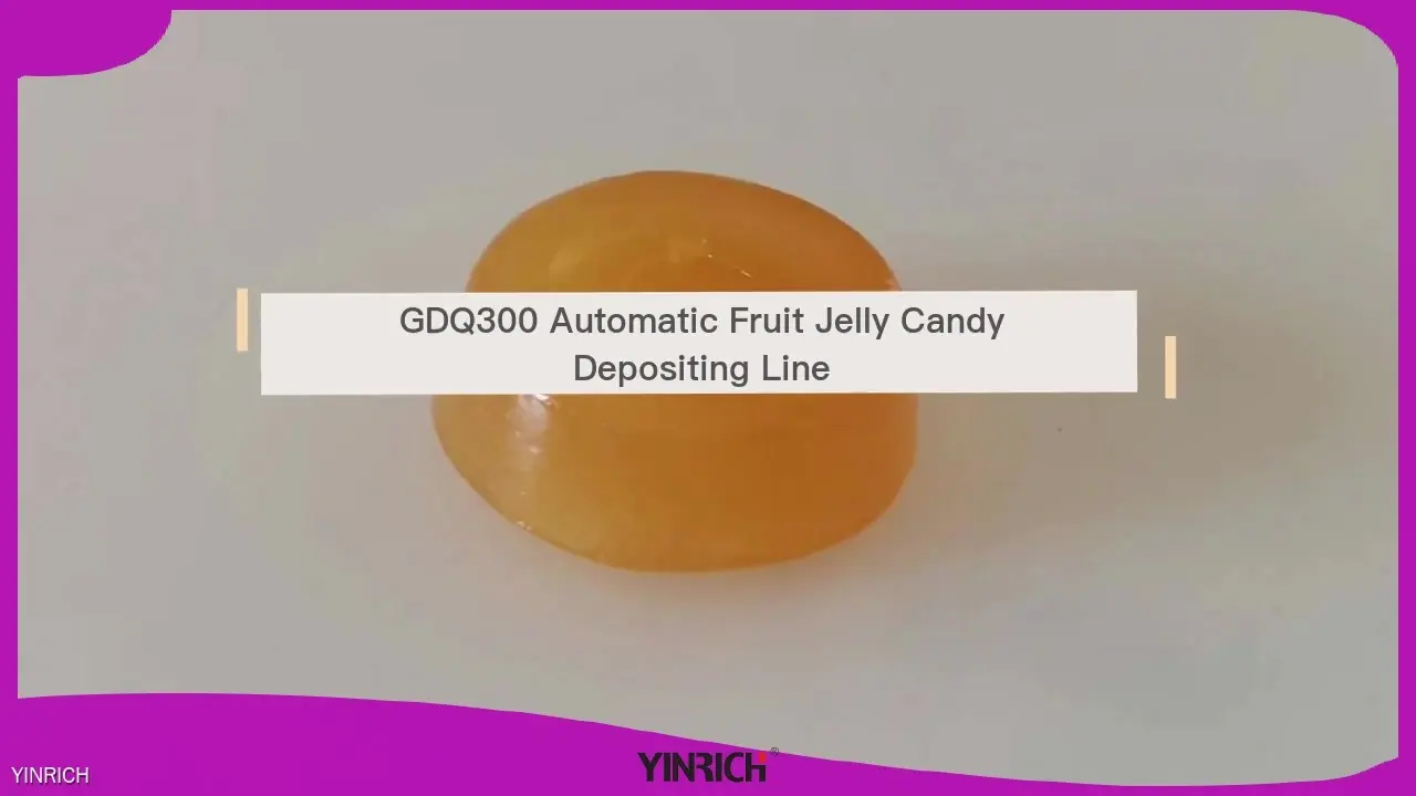 Jalur Nyetor Permen Jeli Otomatis - Permen 3D Dumasar Gelatin atanapi Pektin -YINRICH® 1