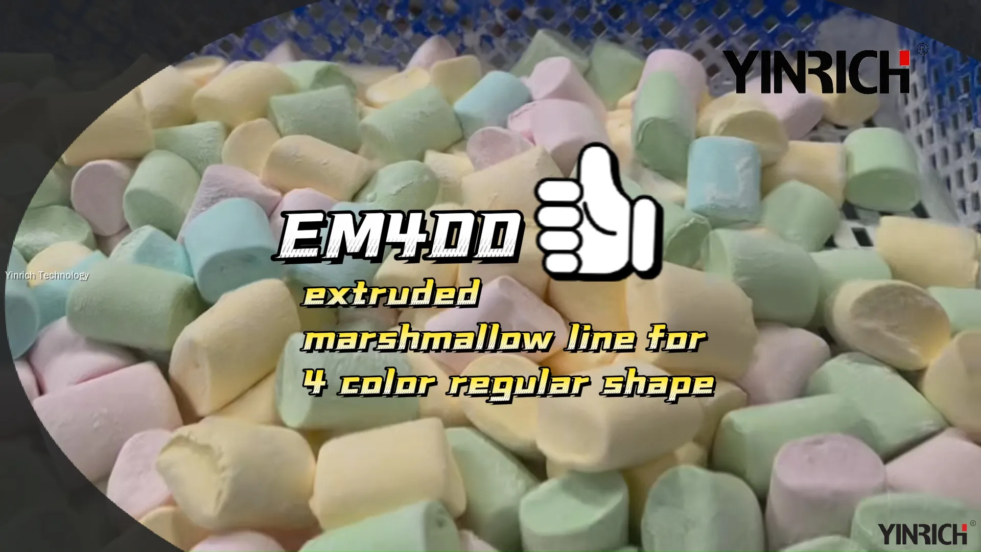 彩色棉花糖擠出系統 - YINRICH® EM400 系列 1