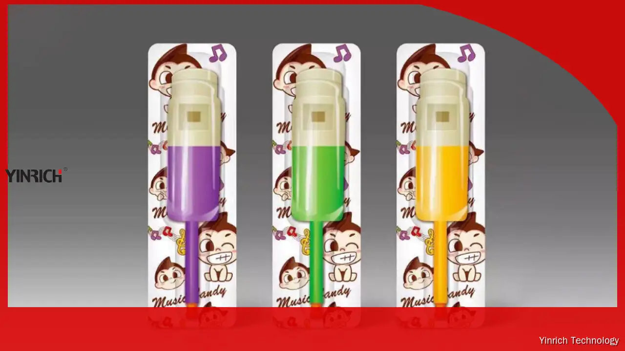 Màquina de piruletes personalitzable amb xiulets: motlle 3D, panell LED, acer inoxidable 1