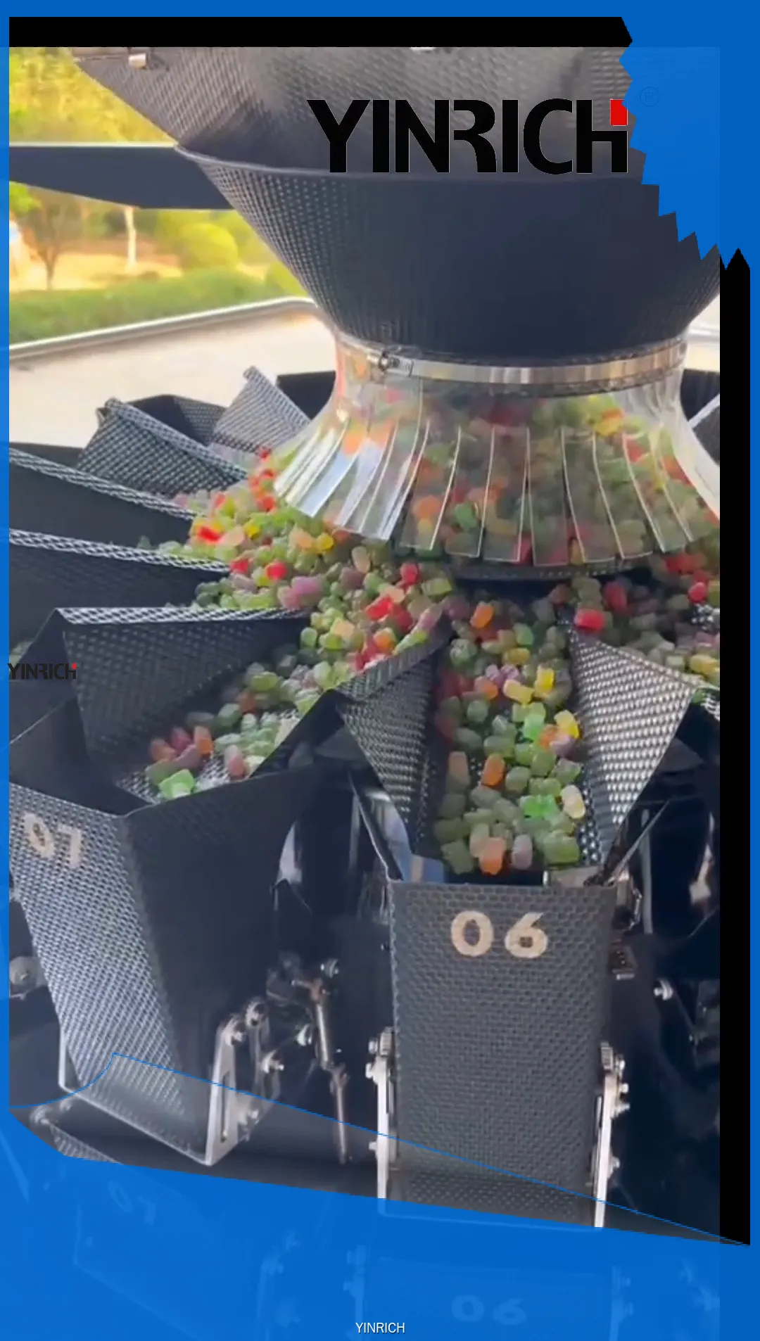 全自動軟糖包裝機 - 高速、可調、多通道進料 1