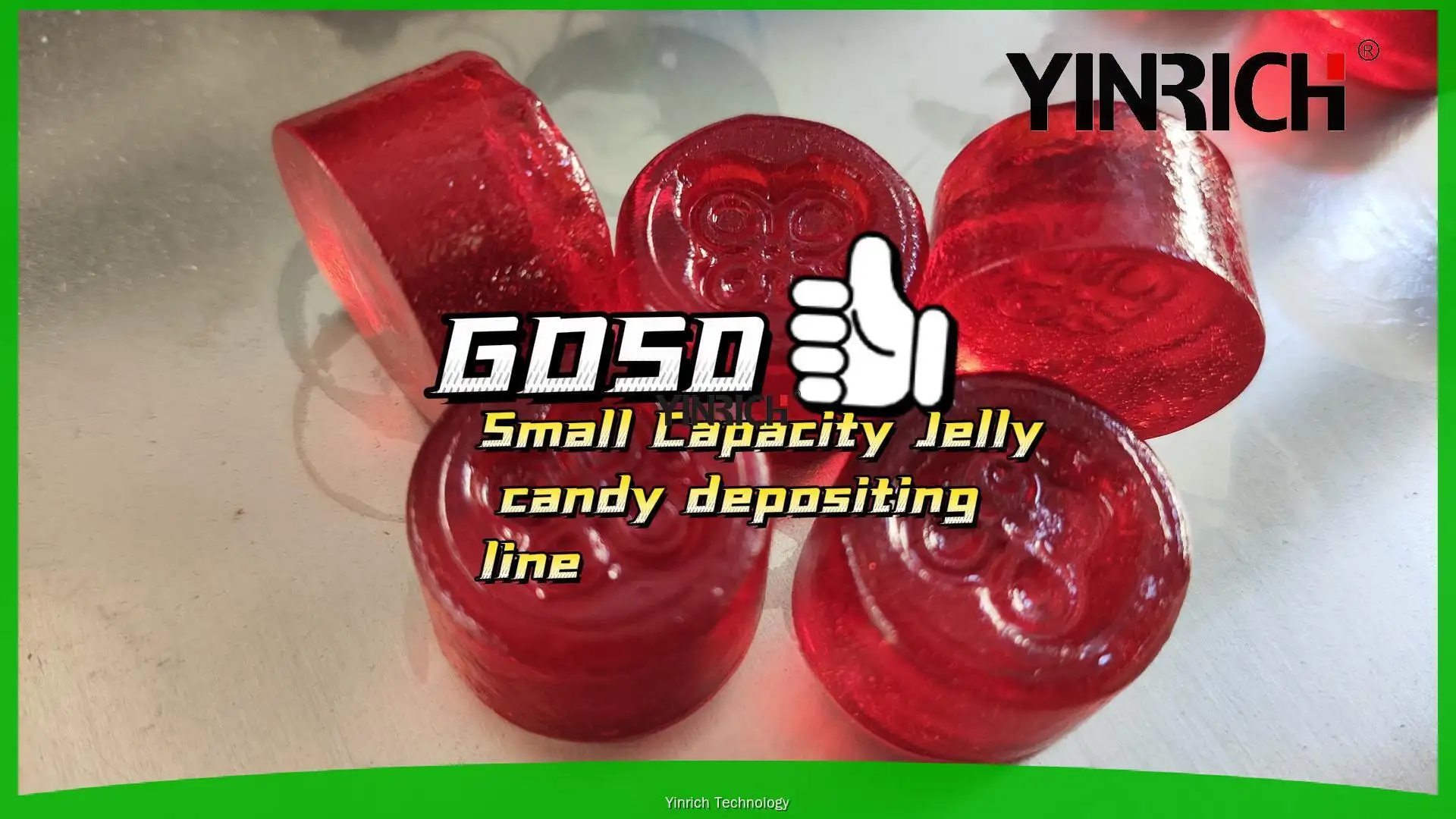 全自動果凍糖生產線 - 3D立體軟糖 - 產能50-70公斤/小時 1