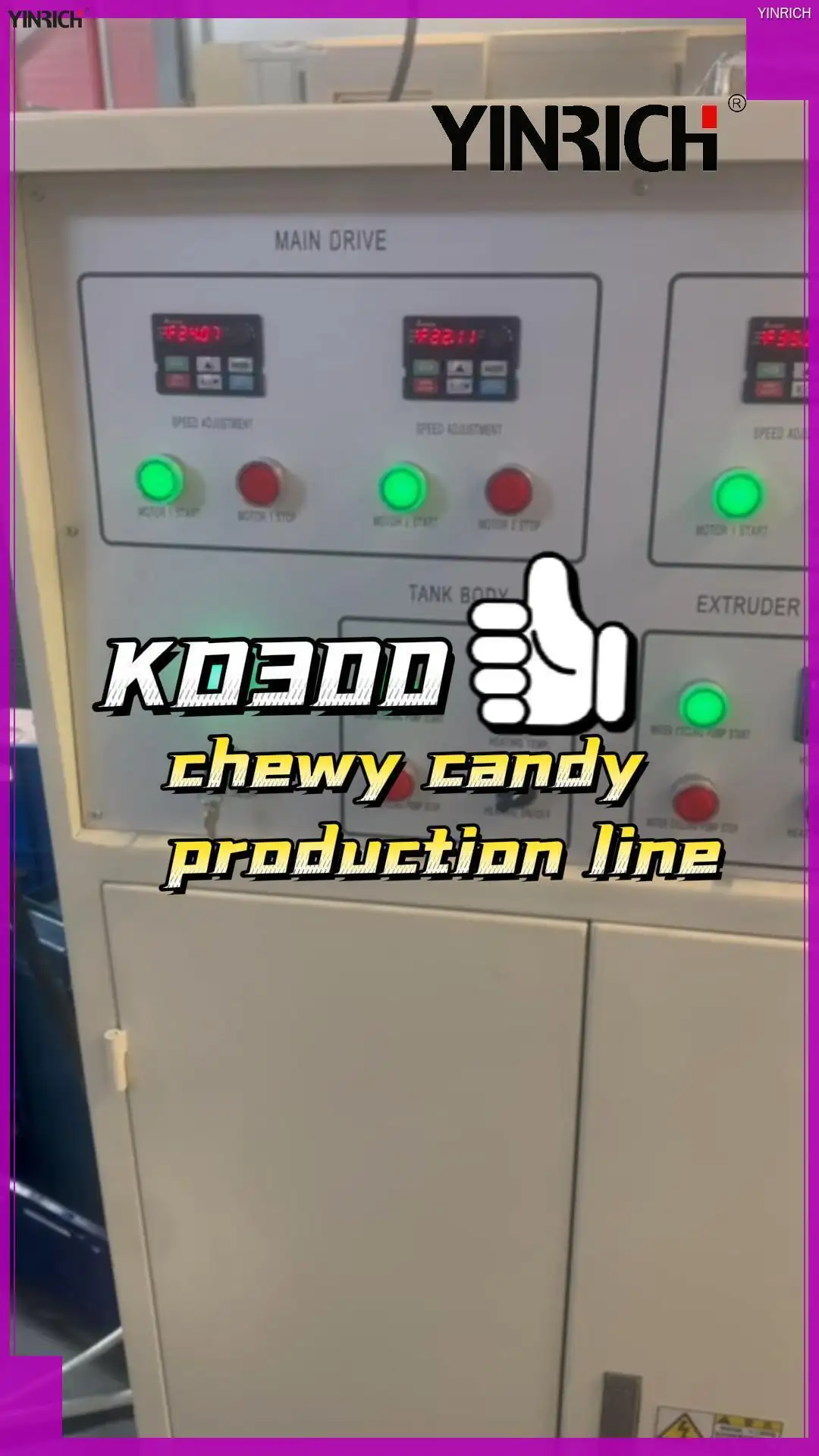 Yinrich Candy Production Line with Wrapping Machine 1