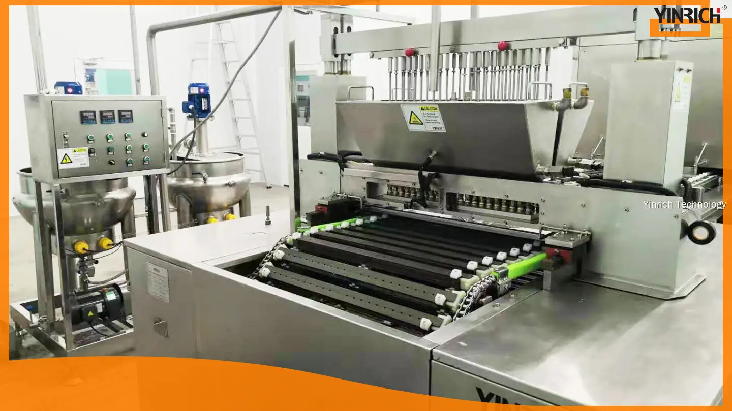 Mesin Deposan Jeli YINRICH - Idéal pikeun Ngahasilkeun Permen Jeli anu Berkualitas 1