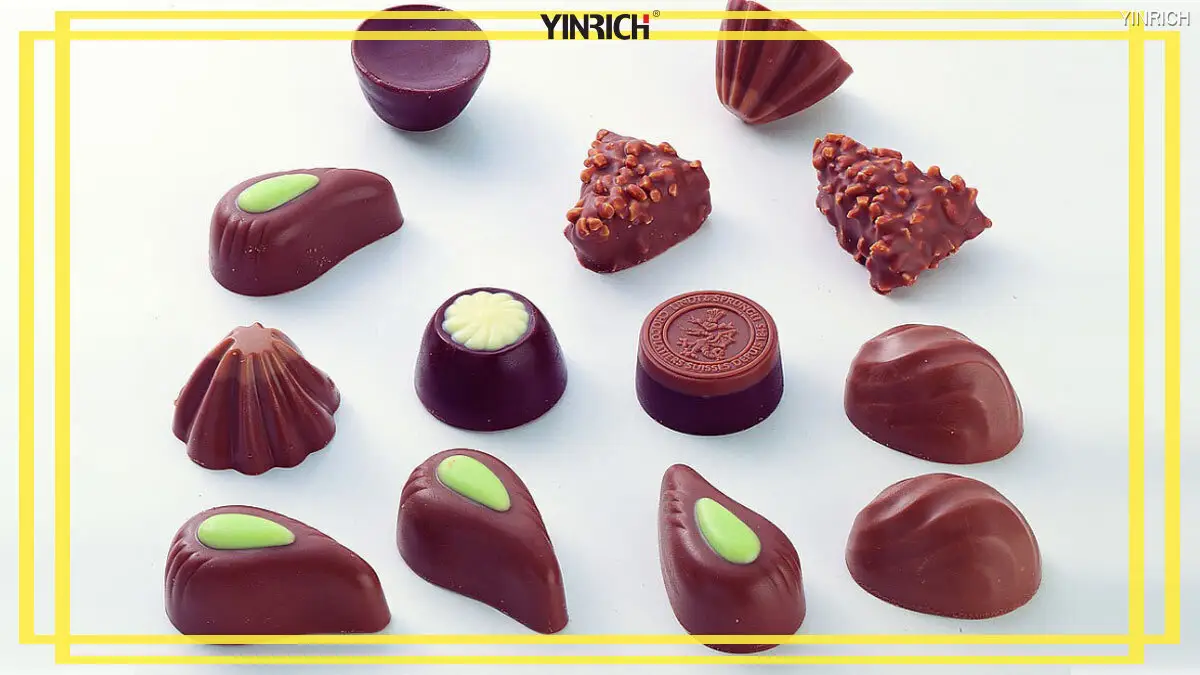 Línia de modelat de xocolata: controlada per PLC, diversos productes, bona qualitat 1