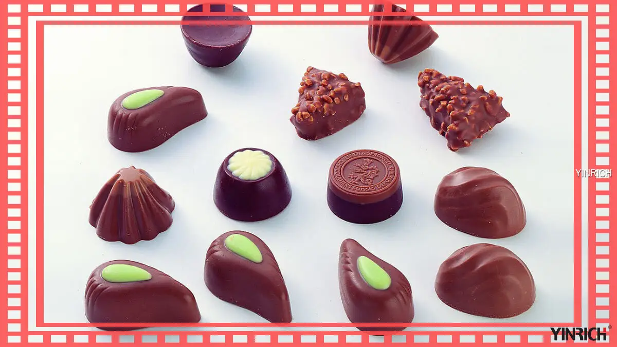 連續式巧克力成型生產線 - PLC 控制。是巧克力生產設備的理想選擇。 1