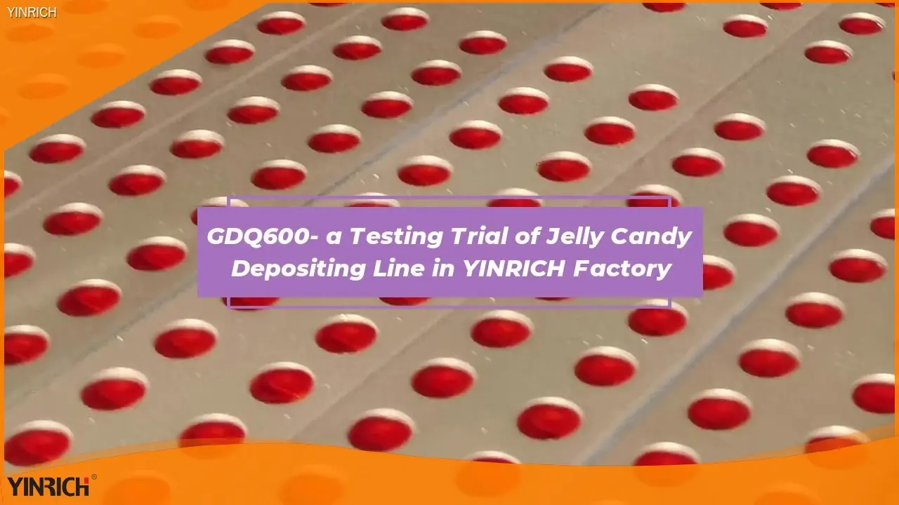 高產能果凍糖澆註生產線 - 全自動，長模 - 500-600公斤/小時 1