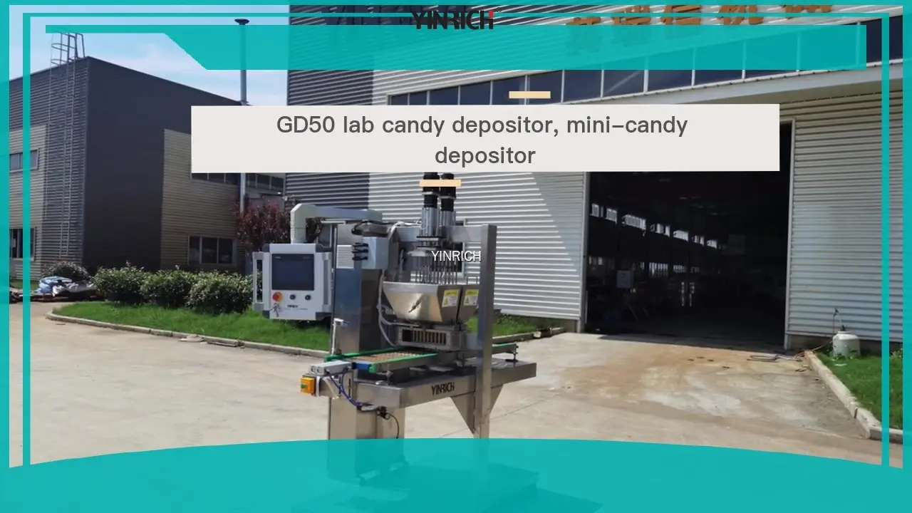 Yinrich GD50 մինի կոնֆետի պահեստարան - կոշտ կոնֆետի արտադրության գիծ 1