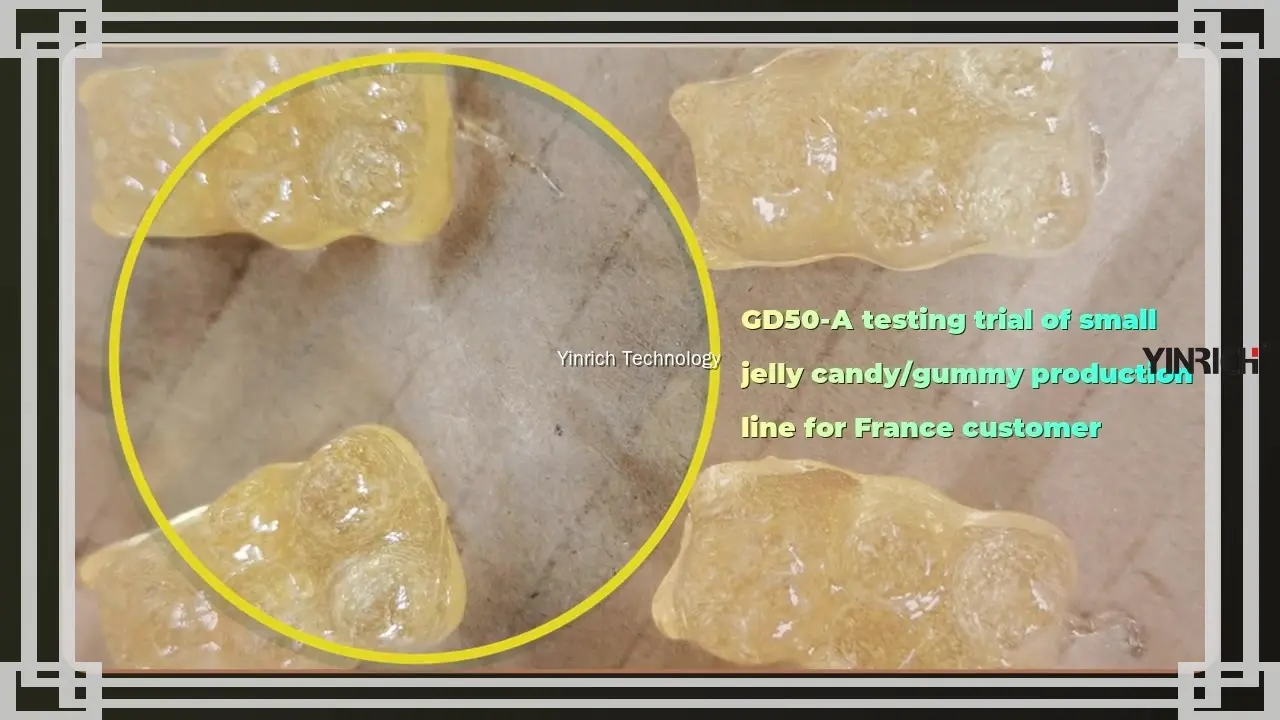 Jalur Produksi Permen Jeli Leutik GD50 - Solusi Ekonomis sareng Efisien pikeun Konsumén Perancis 1
