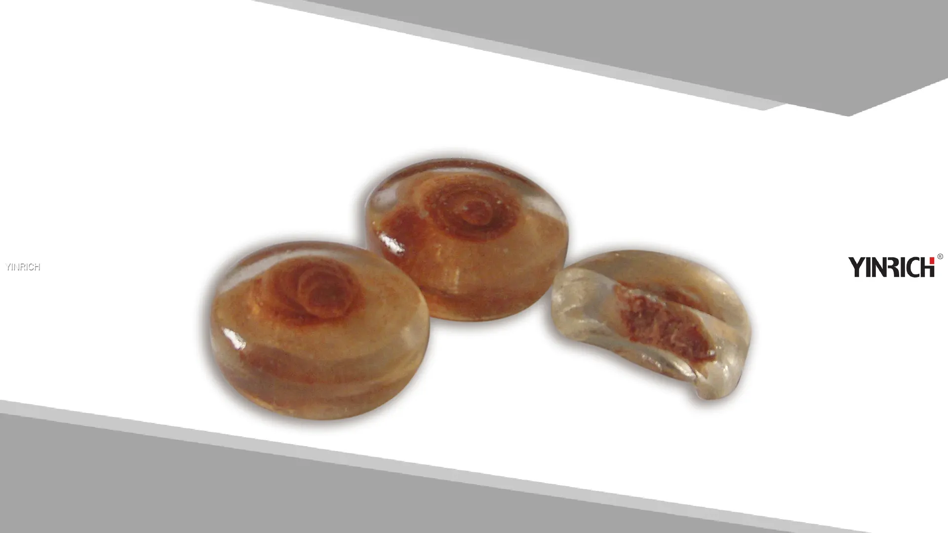 Jalur Nyetor Permen Oranyeu pikeun Permen anu Dieusi Tengah Coklat 1