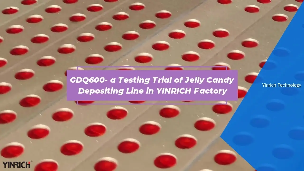 採用長模具的高產能果凍糖生產線。 1