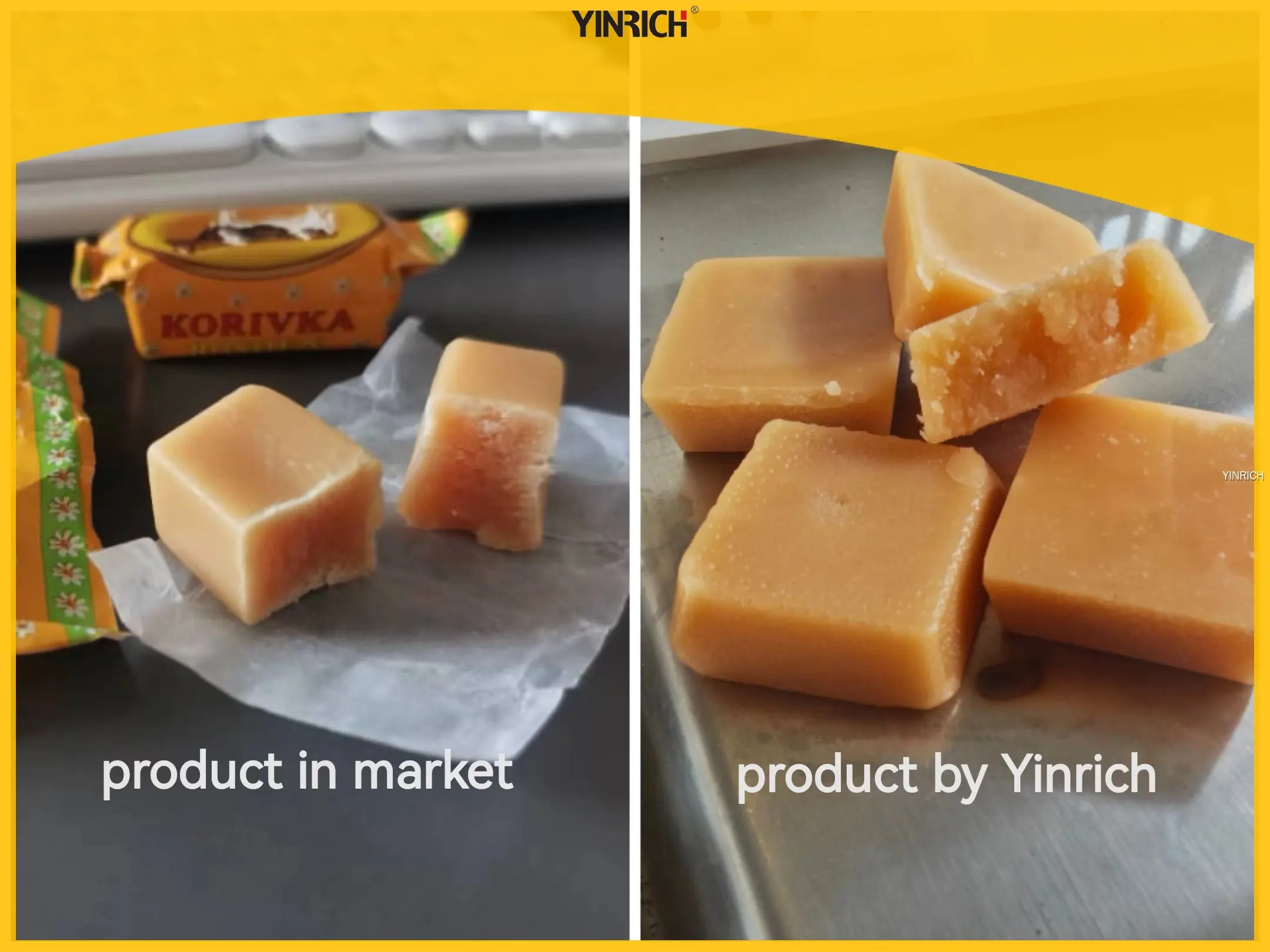 Yinrich GDT300 軟糖生產線：全自動耐嚼糖果生產線。 1