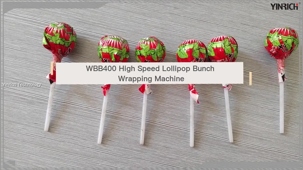 Mesin Bungkus Lollipop Bunch Gancang - Profesional, Efisien, sareng Tepat 1