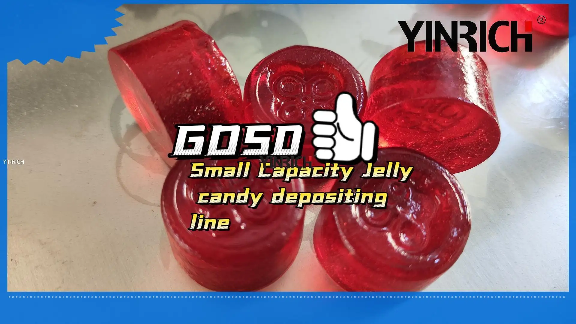 Línia de producció automàtica de caramels de gelatina - Capacitat de 70 kg/h 1