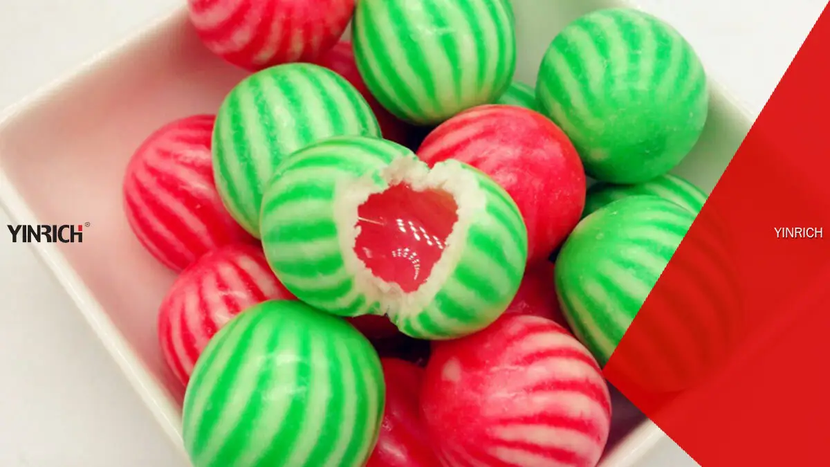 Linka na výrobu žvýkaček polštářového typu - Pokročilá výroba žvýkaček v kuličkách 1