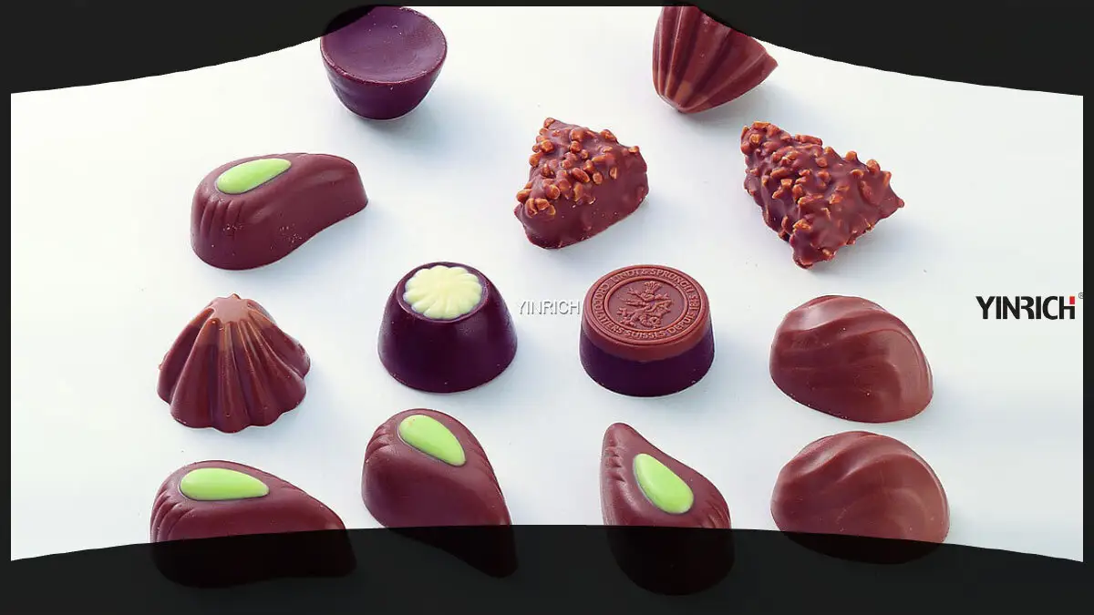 Kontinuálna linka na tvarovanie čokolády s PLC riadením pre kvalitné komerčné taviče čokolády 1