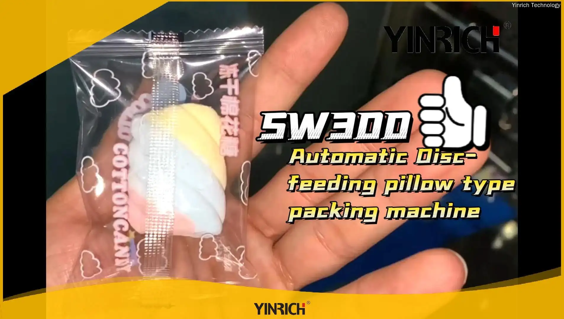 Mesin Bungkus Bantal Permen Otomatis 1