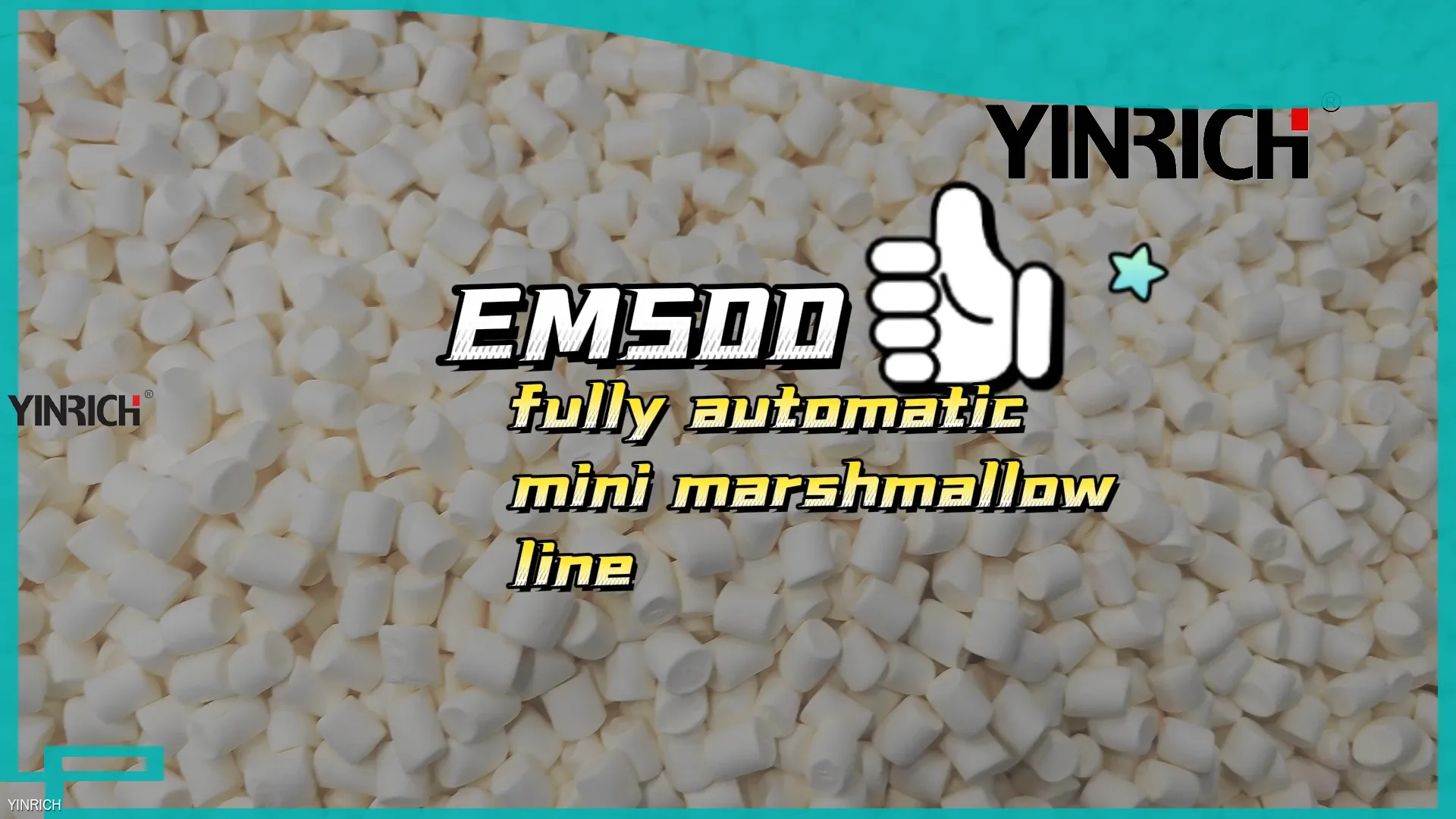 Jalur Produksi Marshmallow Mini Multi-Lapisan EM500 - Kapasitas Luhur &amp; Otomatis 1
