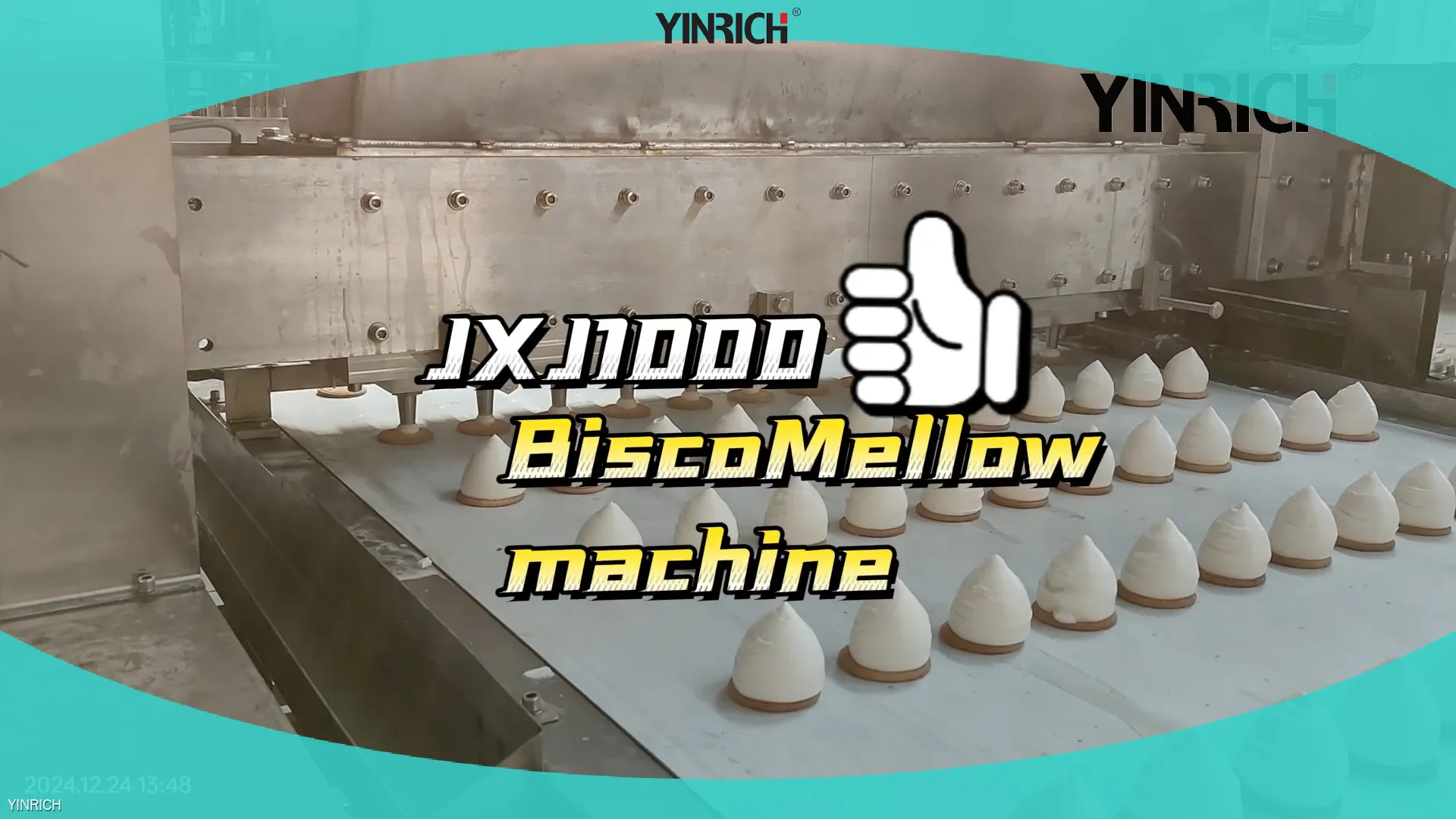 Yinrich Marshmallow Depositing Production Line with Capper Machine 1