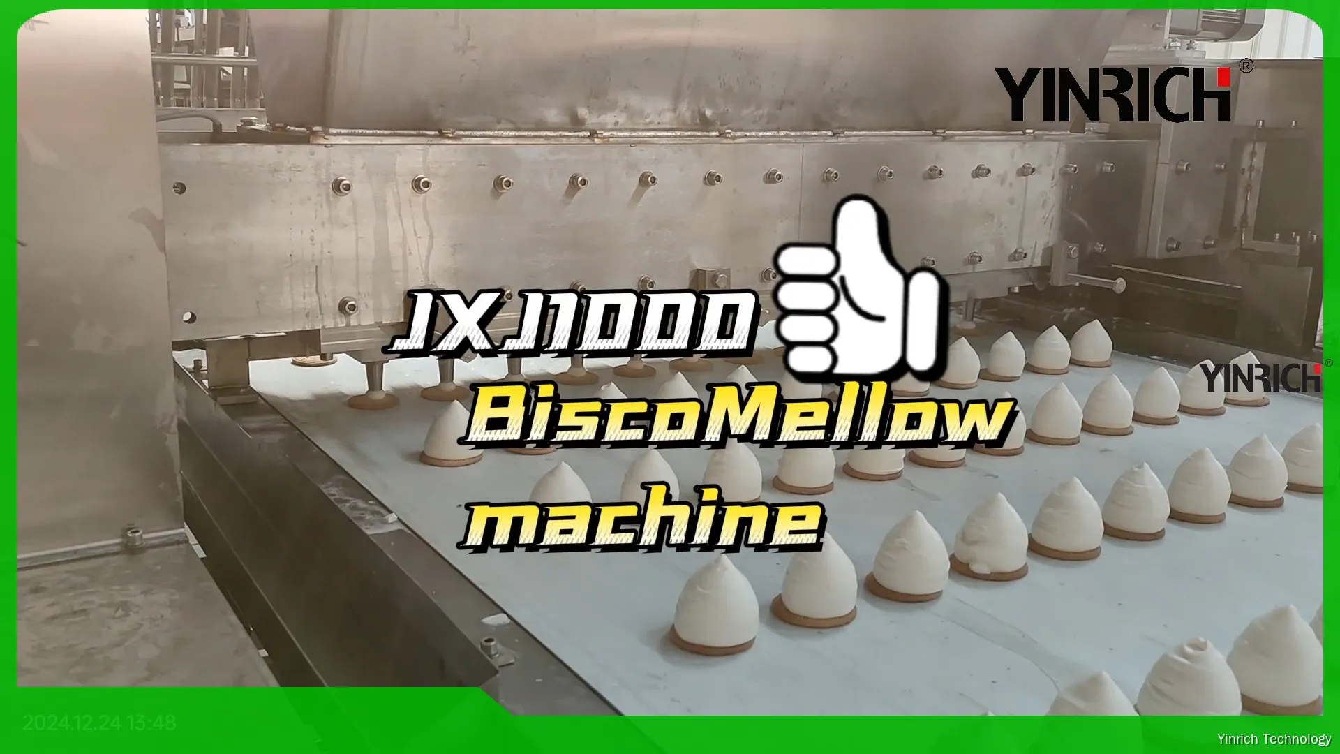 Yinrich棉花糖澆註生產線 - 可客製化和自動化 1