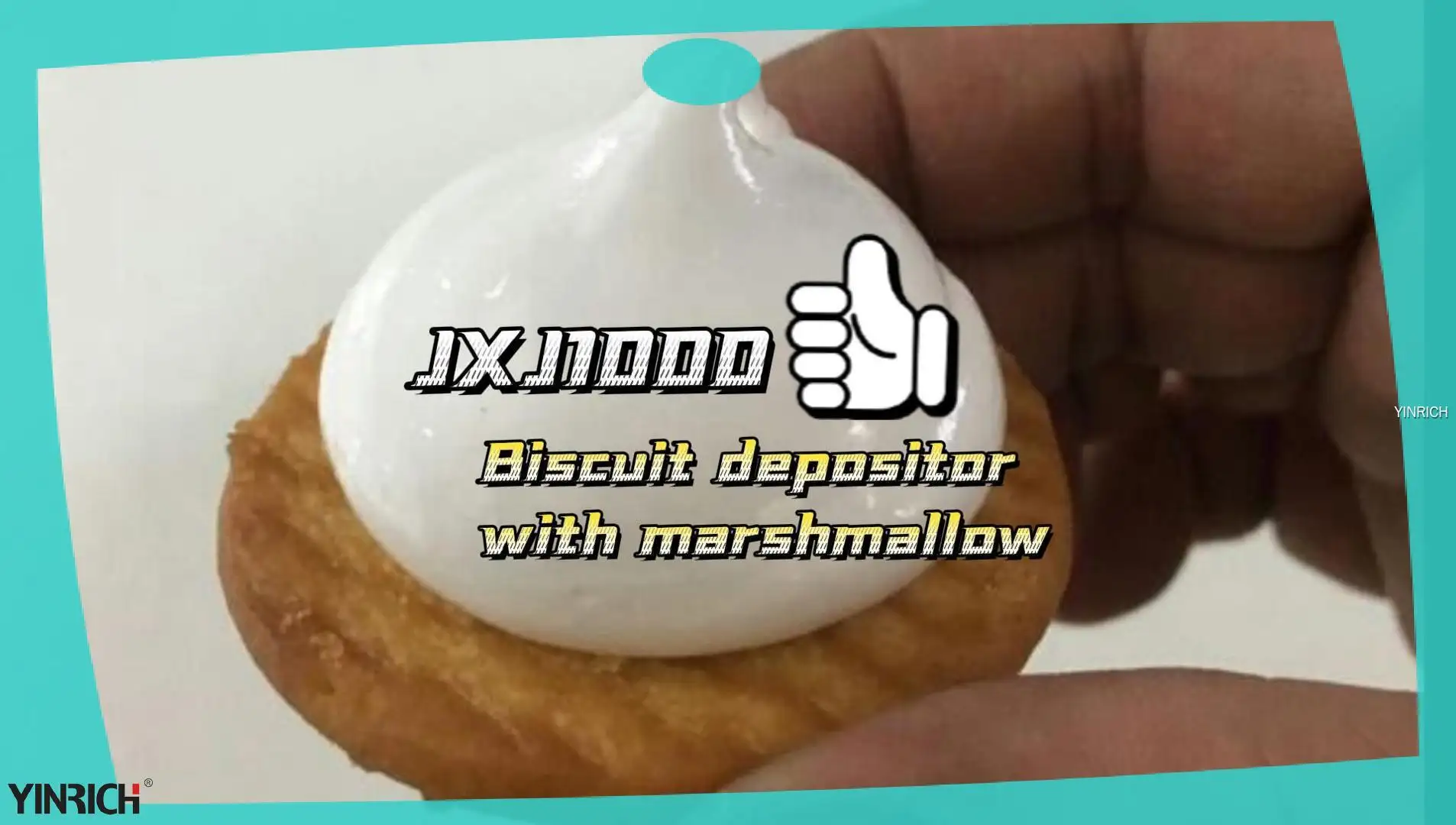 Екструдер за колачиња од бисквити: Брз апарат за правење бел слез 1