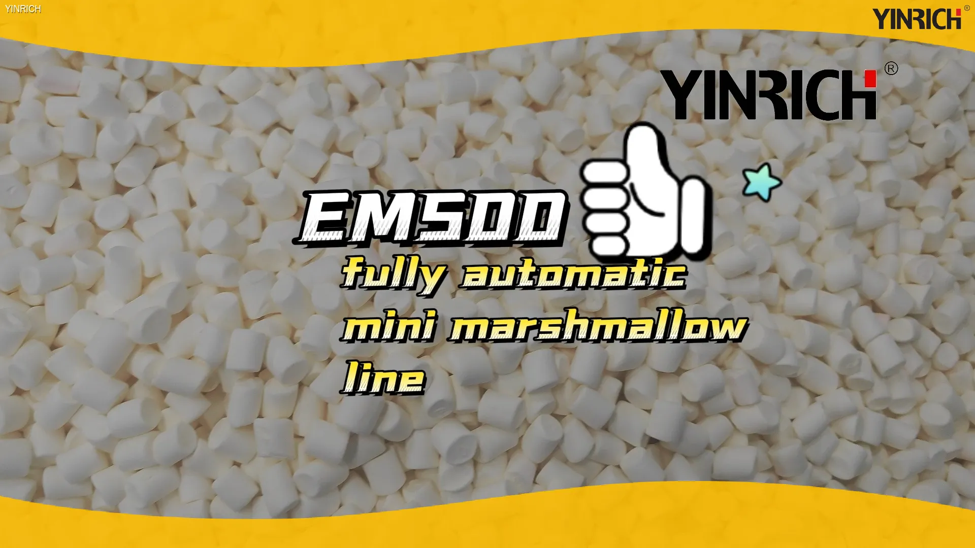 高產能迷你棉花糖生產線（500公斤/小時）－自動化、高效 1