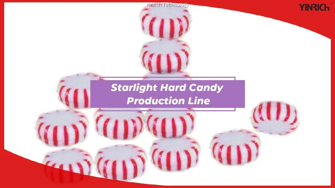 Jalur Produksi Permen Starlight: Peralatan Skala Leutik pikeun Permen Natal 1