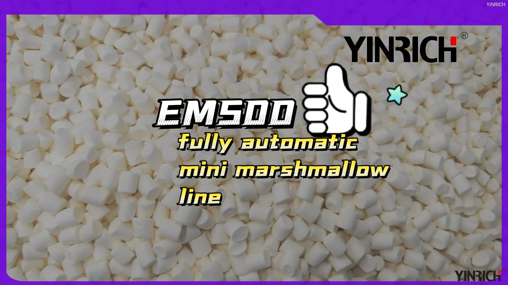 Jalur Produksi Marshmallow Mini Multi-Lapisan EM500 1