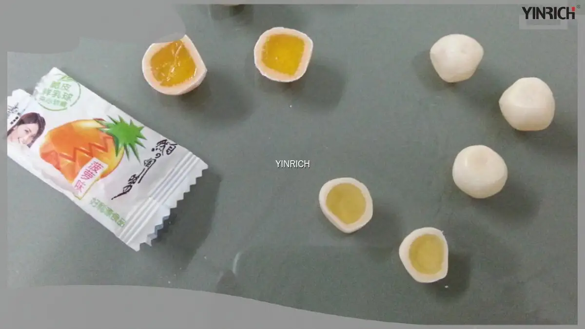 Jalur Panyimpenan Permen Jeli Kapasitas Luhur - Otomatis Pinuh, Cetakan Panjang - 500-600kg/jam1 1