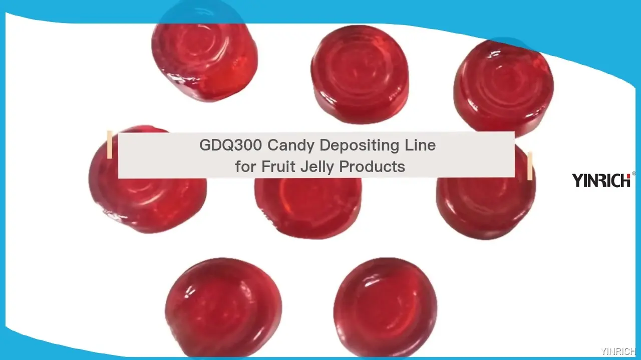 YINRICH GDQ300 Candy Depositing Line: Automatic Jelly & Gummy Maker 1