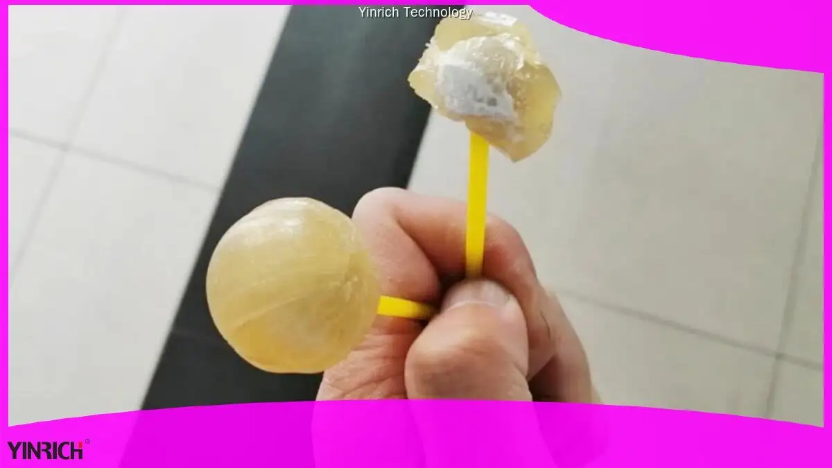 Produktionslinje för klubbor fyllda med bubbelgum2 1