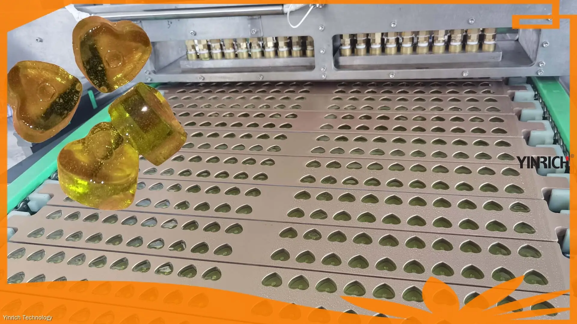 Výrobní linka na gumové bonbóny ve tvaru srdce z tovární ceny z roku 2022 1