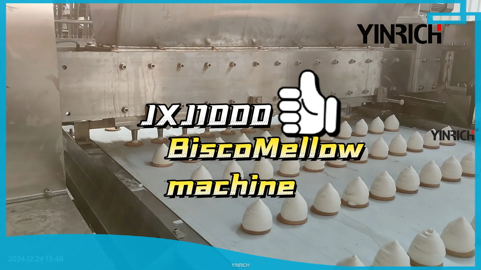 Jalur Produksi Depositing Marshmallow Otomatis ku Yinrich 1