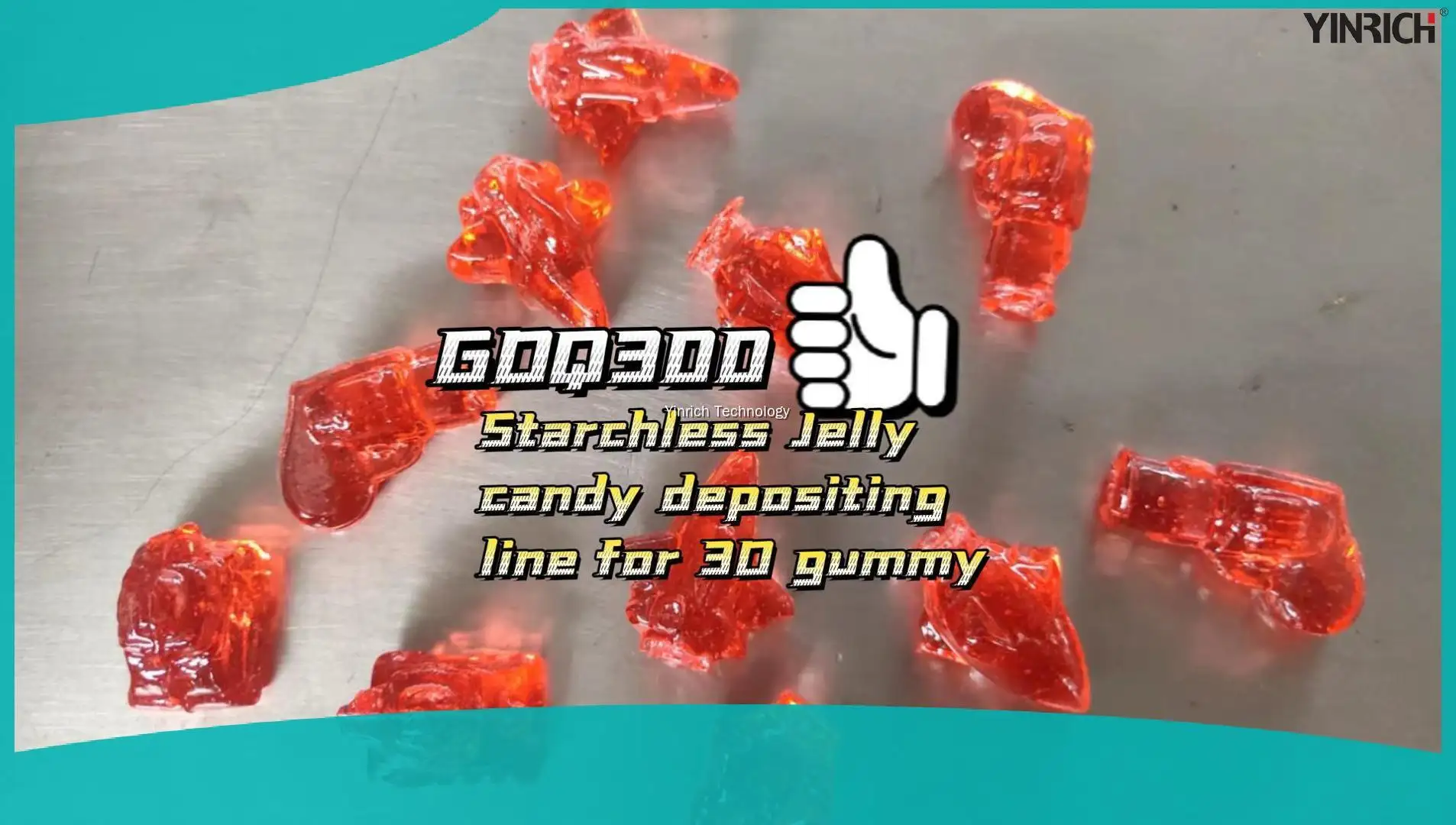 GDQ300 Jelly Candy Produksjeline mei 3D-skimmel 1