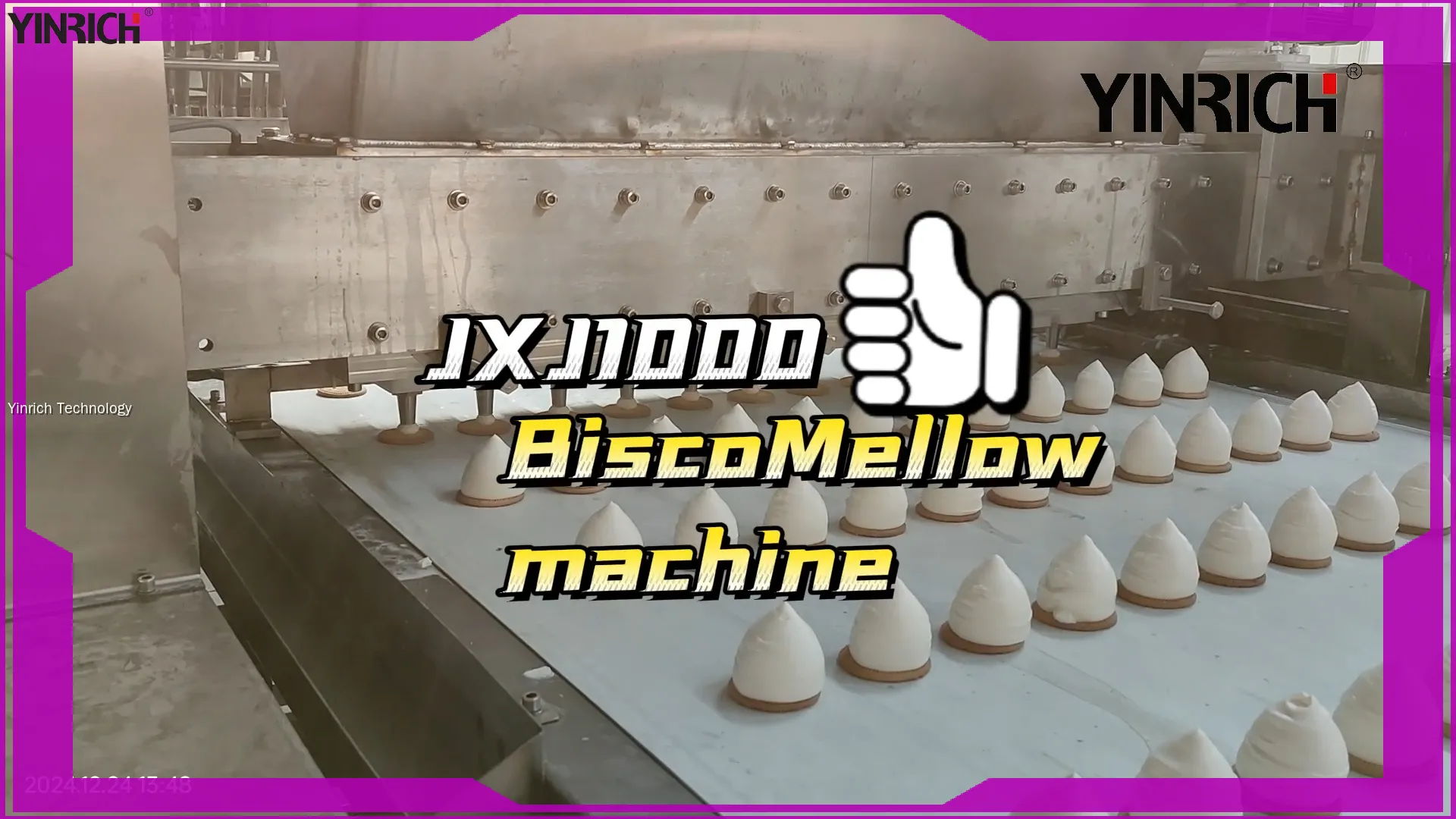 Yinrich Marshmallow Depositing Line: Effisjint, betrouber en oanpasber 1