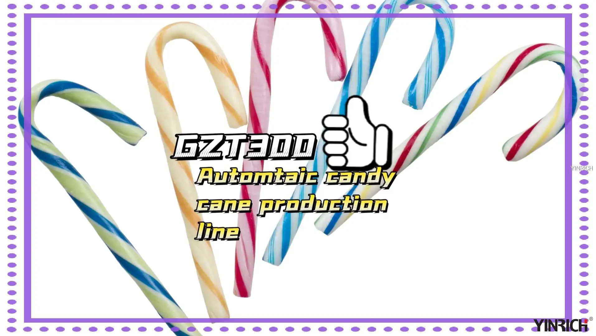 Yinrich Crutch Lollipop Production Line - Spiral Lollipop Maker 1